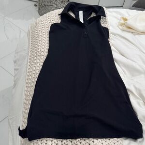 ALO Yoga Black Polo Dress